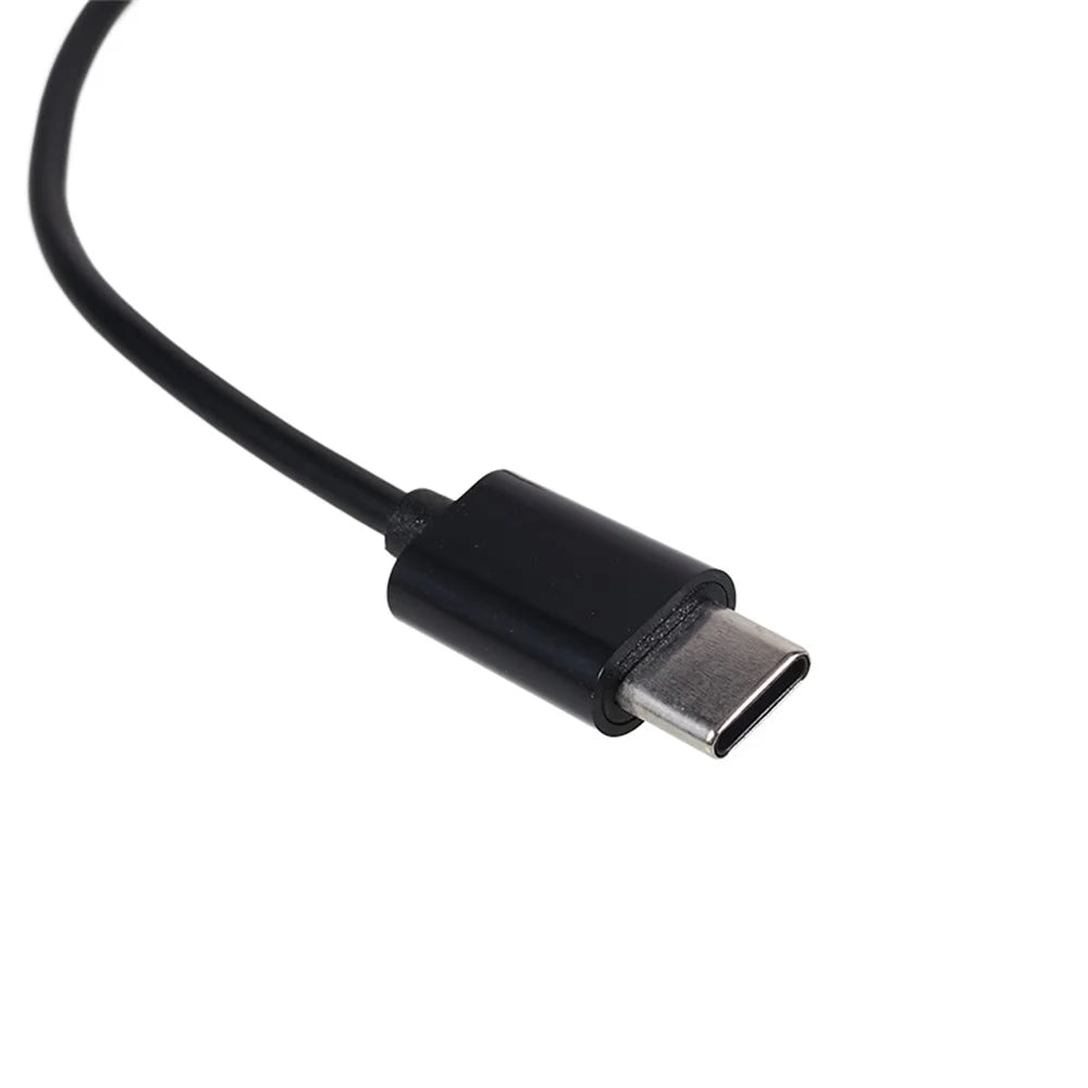 USB 3.1 Type-C Male to USB 2.0 A Female OTG Cable - Black - 3