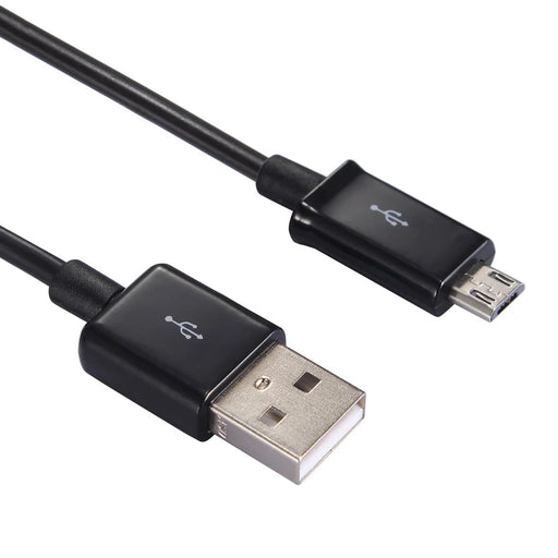 0.9m 2A Micro USB to USB 2.0 Data Sync Charge Cable - Black - 2
