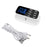 WIN HOW SOLUTION YC-CDA19 5V 8A 8 USB Ports Smart Charger with LCD Output Current and Voltage Display - Black Surface / EU Plug - 6