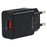 LZ-728 Quick Charger 18W [EU Plug] Travel Charger + USB to Type-C Data Cable, Length: 1m - Black - 2