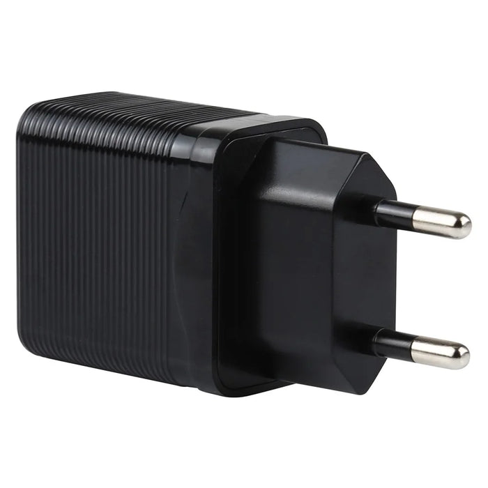 LZ-728 Quick Charger 18W [EU Plug] Travel Charger + USB to Type-C Data Cable, Length: 1m - Black - 3