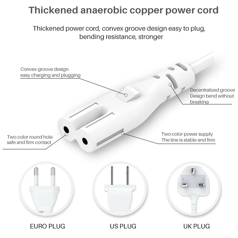WIN HOW SOLUTION YC-CDA19Q 40W Fast Charging QC3.0 USB Type-C PD Charger Station LED Display Mobile Phone Tablet USB Charger (CE Certificated) - US Plug - 5
