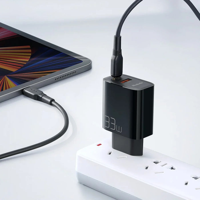 MCDODO CH-0921 MDD PD33W USB-A + Type-C Dual Output Fast Charger Cell Phone Charger - EU Plug - 3