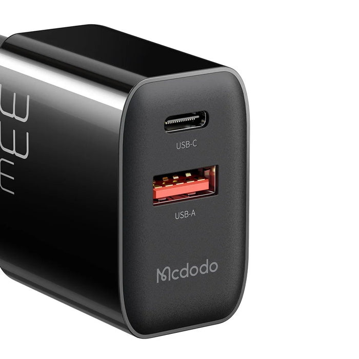 MCDODO CH-0921 MDD PD33W USB-A + Type-C Dual Output Fast Charger Cell Phone Charger - EU Plug - 4