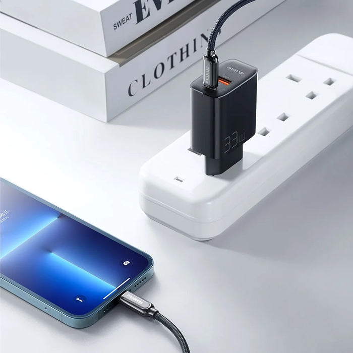 MCDODO CH-0921 MDD PD33W USB-A + Type-C Dual Output Fast Charger Cell Phone Charger - EU Plug - 6