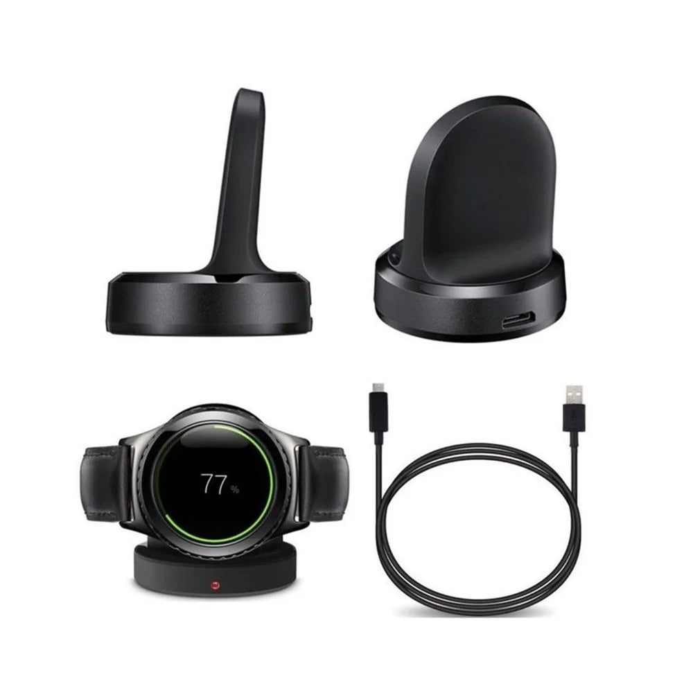 Wireless Charging Cradle Dock for Samsung Gear S2 Smartwatch with USB Cable - 1