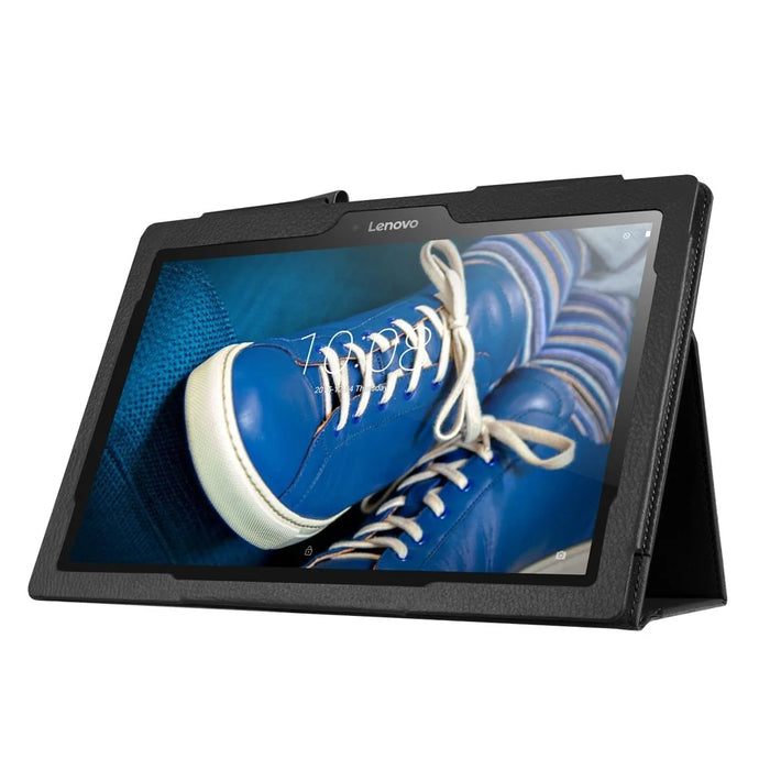 Litchi Texture Smart Leather Case for Lenovo Tab 2 A10-30 X30F - Black - 5
