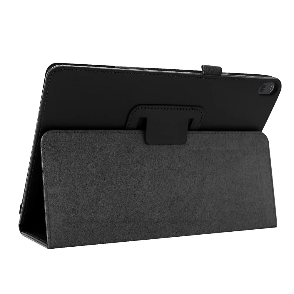 For Lenovo Tab P10 10.1-inch Litchi Texture Leather Stand Protection Case - Black - 6