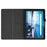 Anti-scratch Shockproof Litchi Texture Leather Stand Protective Phone Case Cover for Lenovo Tab M10 TB-X605F - Black - 3