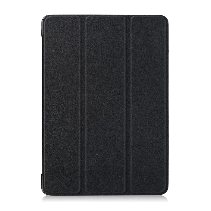 Tri-Fold Stand Leather Smart Auto Wake-Up/Sleep Case for Lenovo Tab M10 TB-X605F/TB-X505 - Black - 4