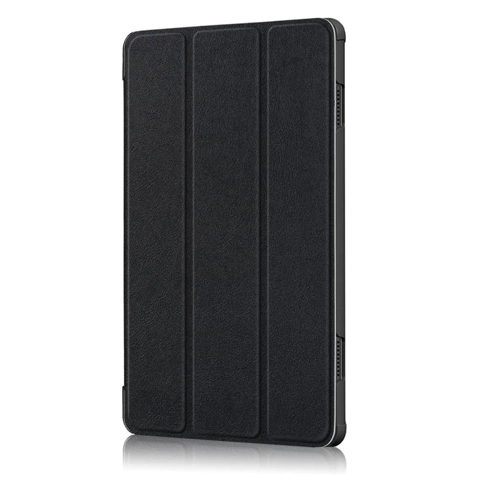 Tri-Fold Stand Leather Smart Auto Wake-Up/Sleep Case for Lenovo Tab M10 TB-X605F/TB-X505 - Black - 6