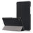 For  Lenovo Tab M7 (2nd Gen) TB-7305F / (3rd Gen) PU Leather Tablet Case Tri-fold Stand Scratch Resistant Flip Cover - Black - 1