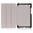 For  Lenovo Tab M7 (2nd Gen) TB-7305F / (3rd Gen) PU Leather Tablet Case Tri-fold Stand Scratch Resistant Flip Cover - Black - 2