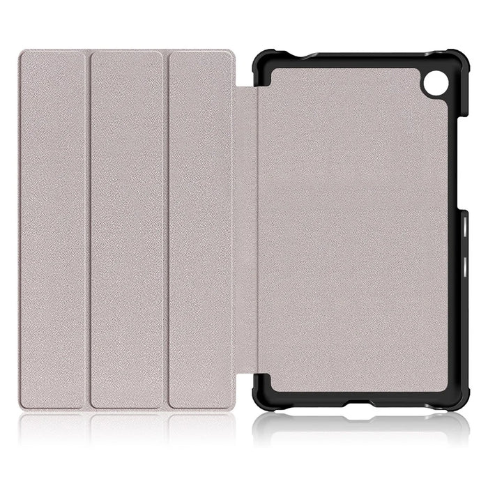 For  Lenovo Tab M7 (2nd Gen) TB-7305F / (3rd Gen) PU Leather Tablet Case Tri-fold Stand Scratch Resistant Flip Cover - Black - 2