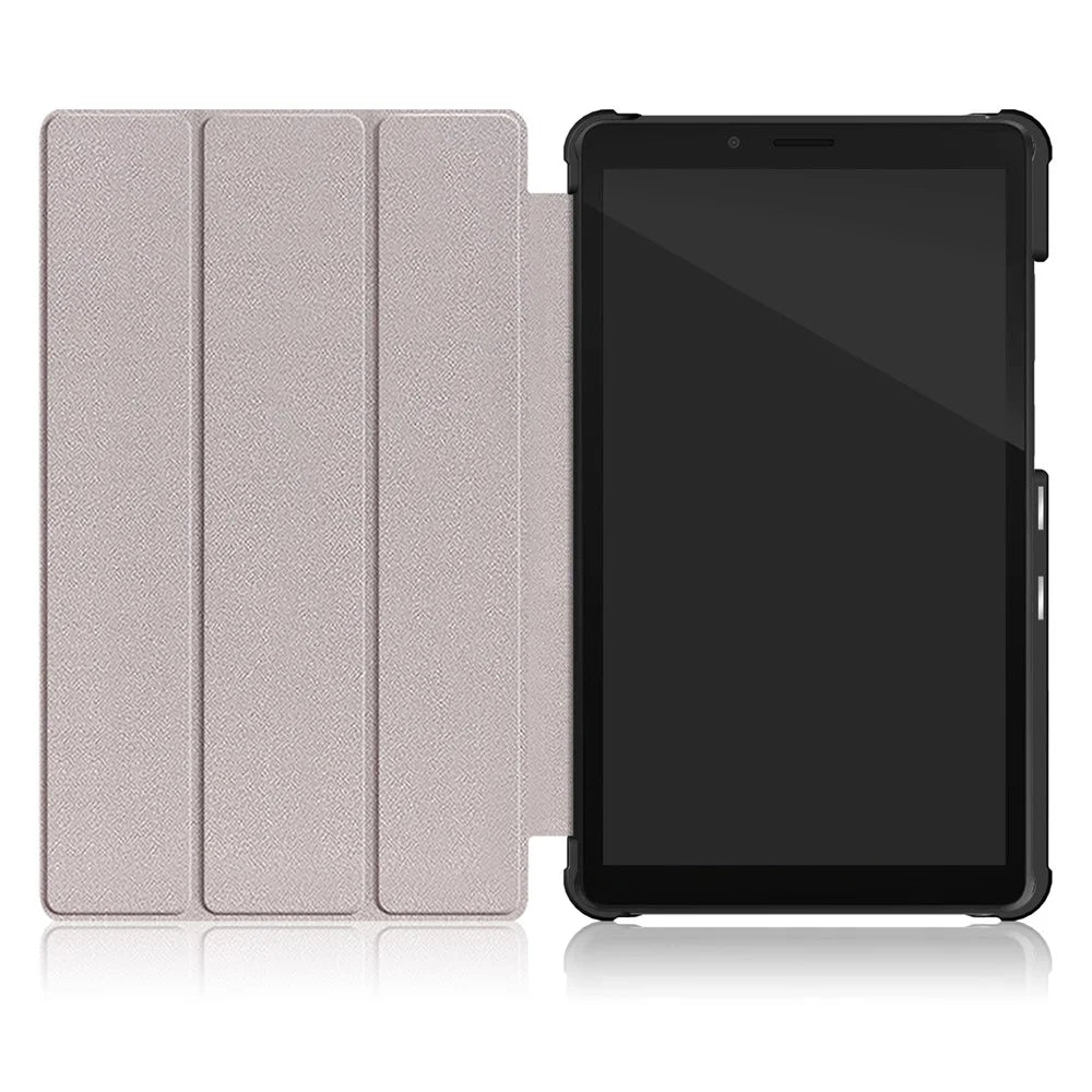 For  Lenovo Tab M7 (2nd Gen) TB-7305F / (3rd Gen) PU Leather Tablet Case Tri-fold Stand Scratch Resistant Flip Cover - Black - 3