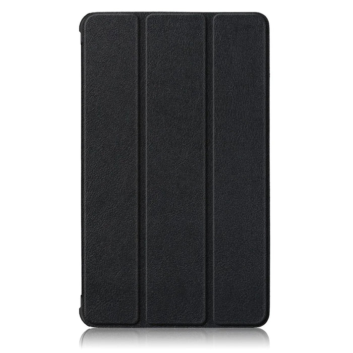 For  Lenovo Tab M7 (2nd Gen) TB-7305F / (3rd Gen) PU Leather Tablet Case Tri-fold Stand Scratch Resistant Flip Cover - Black - 4