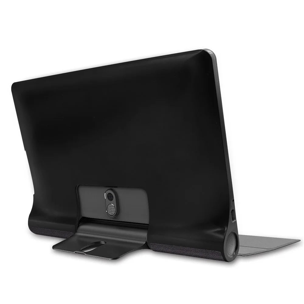 For Lenovo Yoga Smart Tab Stand Protective Cases Pattern Printing Smart Folio Cover - Don't Touch Me - 4