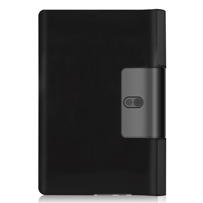 Anti-scratch Leather Cover for Lenovo Yoga Smart Tab with Stand Tablet Case - Black - 2