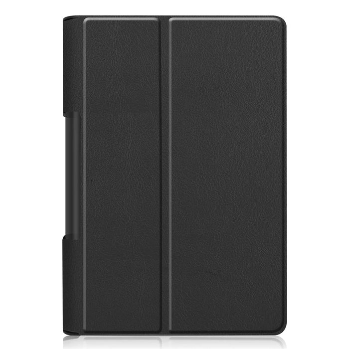 Anti-scratch Leather Cover for Lenovo Yoga Smart Tab with Stand Tablet Case - Black - 3