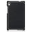Litch Skin PU Leather Tri-fold Stand Tablet Case for Lenovo Tab M8 TB-8505 - Black - 3