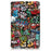 Pattern Printing Tri-fold Stand Leather Case for Lenovo Tab M8 TB-8505 - Cartoon Graffiti - 2