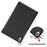 Stable Tri-fold Stand Stand Leather Tablet Covering Protection Case for Lenovo Tab M8 TB-8505X - Black - 6
