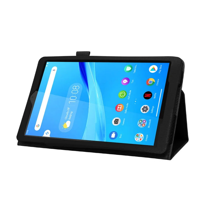 For Lenovo Tab M8/Tab M8 (2nd Gen) Litchi Texture Leather Case Tablet Cover - Black - 3