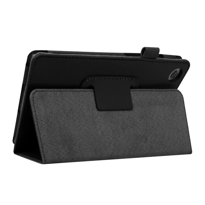 For Lenovo Tab M8/Tab M8 (2nd Gen) Litchi Texture Leather Case Tablet Cover - Black - 4