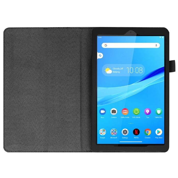 For Lenovo Tab M8/Tab M8 (2nd Gen) Litchi Texture Leather Case Tablet Cover - Black - 5