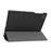 Tri-fold Leather Stand Case Textured PU Leather + PC Full Protective Tablet Case for Lenovo Tab M10 Plus TB-X606F - Black - 6