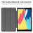 Pattern Printing Leather Tri-fold Stand Tablet Case Cover for Lenovo Tab M8 - Starry Sky - 7