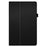 For Lenovo Tab M10 Plus TB-X606F PU Leather Case Shockproof Flip Tablet Cover with Stand Elastic Pencil Holder - Black - 7