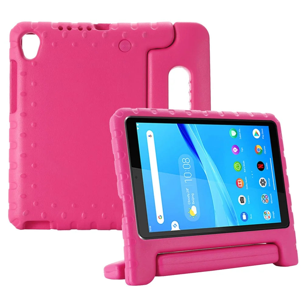 EVA Foam Shockproof Tablet Case with Handle Kickstand for Lenovo Tab M8 TB-8705F/Tab M8 (3rd Gen) - Rose - 1