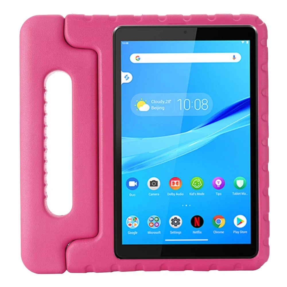 EVA Foam Shockproof Tablet Case with Handle Kickstand for Lenovo Tab M8 TB-8705F/Tab M8 (3rd Gen) - Rose - 2