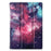 Pattern Printing Leather Tri-fold Tablet Flip Cover for Lenovo M10 FHD REL TB-X605FC - Starry Sky - 2