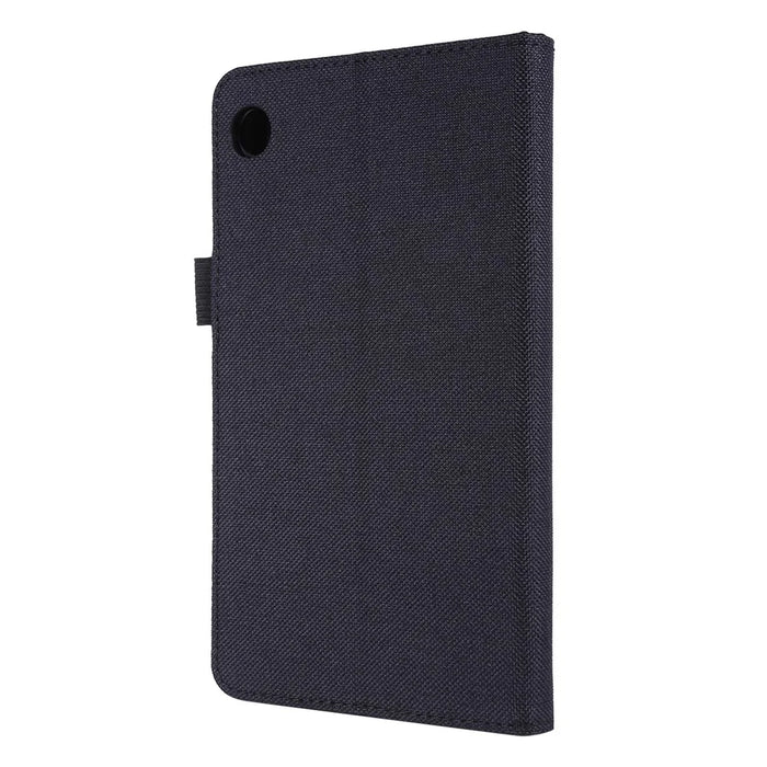 Cloth Texture Card Slots Stand Leather Protective Cover for  Lenovo Tab M7 (2nd Gen) TB-7305F / (3rd Gen) - Black - 7