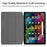 Litch Skin PU Leather Tri-fold Stand Shell for Lenovo Chromebook Duet Tablet Case - Black - 4