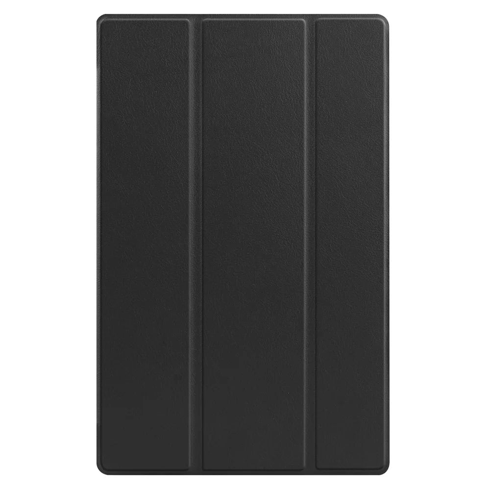 Tri-fold Leather Stand Tablet Case Narrow Bezel Multi-Color Tablet Cover for Lenovo Tab M10 HD Gen 2 TB-X306F/TB-X306X - Black - 7