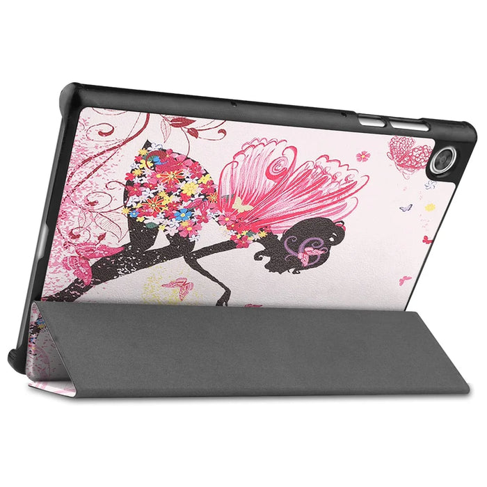 Dustproof Pattern Printing PU Leather Tri-fold Stand Tablet Case for Lenovo Tab M10 HD Gen 2 TB-X306F / TB-X306X - Beauty - 4