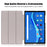 Tri-fold PU Leather Auto-wake/Sleep Smart Tablet Case for Lenovo Tab M10 HD Gen 2 TB-X306F / TB-X306X - Black - 5