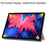 PU Leather Tri-Fold Stand Tablet Case with Dustproof Pattern Printing for Lenovo Tab P11 TB-J606F - Beauty - 4