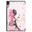 PU Leather Tri-Fold Stand Tablet Case with Dustproof Pattern Printing for Lenovo Tab P11 TB-J606F - Beauty - 7