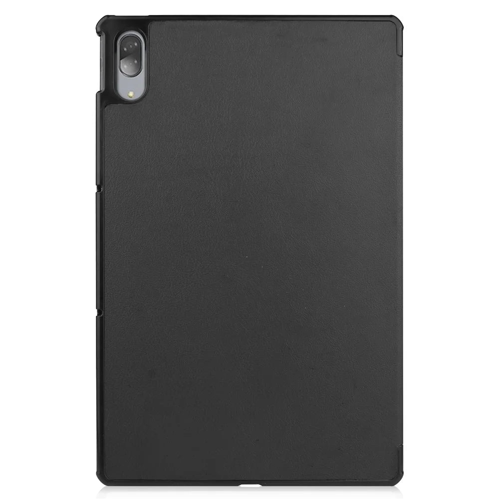 Stable Tri-fold Stand Leather Stand Tablet Case for Lenovo Tab P11 Pro TB-J706F - Black - 6