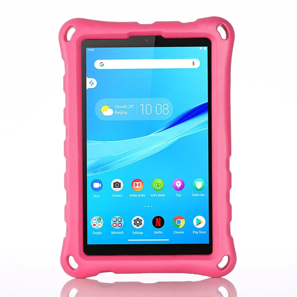 Rhombus Pattern Anti-shock EVA Tablet Case for Lenovo Tab M8 - Rose - 3