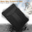 Shock Absorption Silicone + PC Tablet Hybrid Case with Folding Kickstand for Lenovo Tab M10 TB-X605F/X505 - All Black - 3