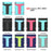 Shock Absorption Silicone + PC Tablet Hybrid Case with Folding Kickstand for Lenovo Tab M10 TB-X605F/X505 - All Black - 5