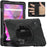 PC + Silicone Case with Kickstand Shoulder Strap for Lenovo Tab M10 Plus (2020) / K10 (2021) TB-X606F / 606X / X6C6F / X6C6X / X6C6NBF - Black - 2