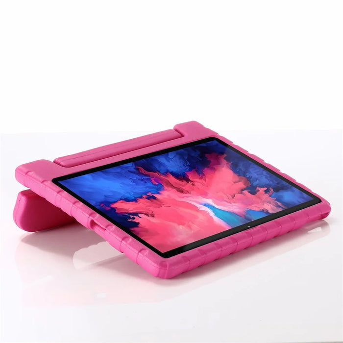 Shockproof Anti-scratch Dustproof EVA Tablet Cover Shell Case with Kickstand for Lenovo Tab P11 Pro - Rose - 5