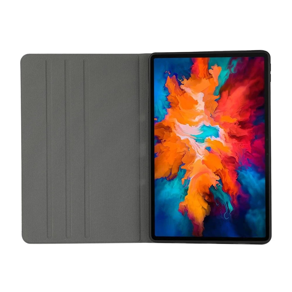 Stand Shell Leather Protective Case for Lenovo Tab P11 11-inch TB-J606F - Dark Blue - 7