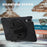 360 Degree Swivel Kickstand Design PC + Silicone Hybrid Protective Tablet Case + Shoulder Strap for Lenovo Tab P11 Pro TB-J706F - Black - 6